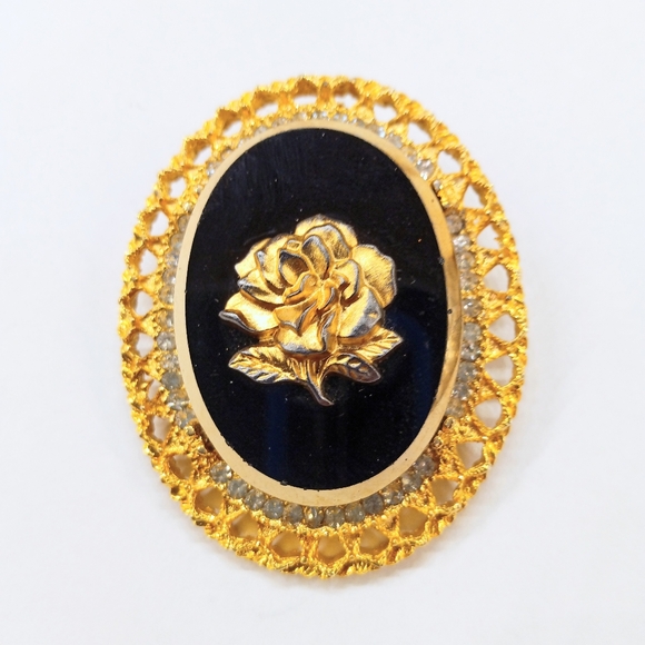 Vintage Celebrity Signed Brooch Bracelet Set - Picture 4 of 10